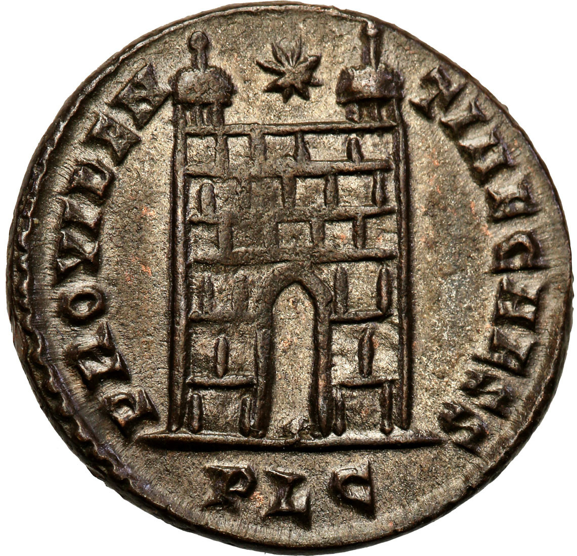 Cesarstwo Rzymskie, Konstancjusz II (324-361). Follis 324-325, Lugdunum